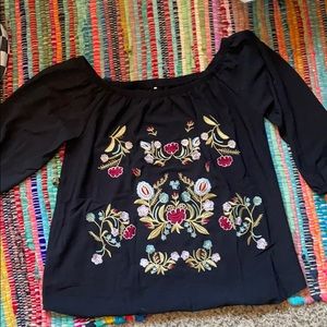 Embroidered blouse